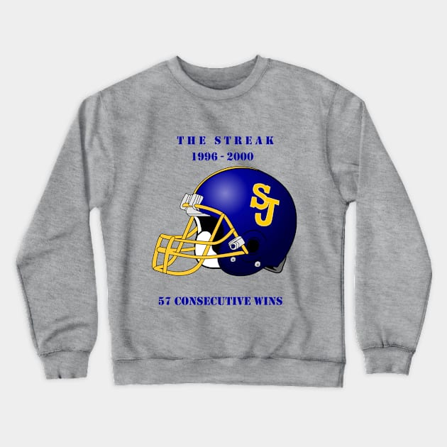 Delphos St. John's Football The Streak Crewneck Sweatshirt by koolshaggy